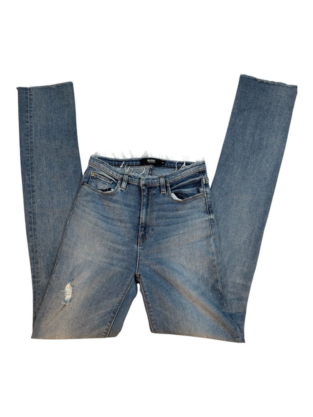 Hudson Jeans, Long Tall, Raw Waist Frayed Waist, Barbara Skinny, W27, L35,Size 6